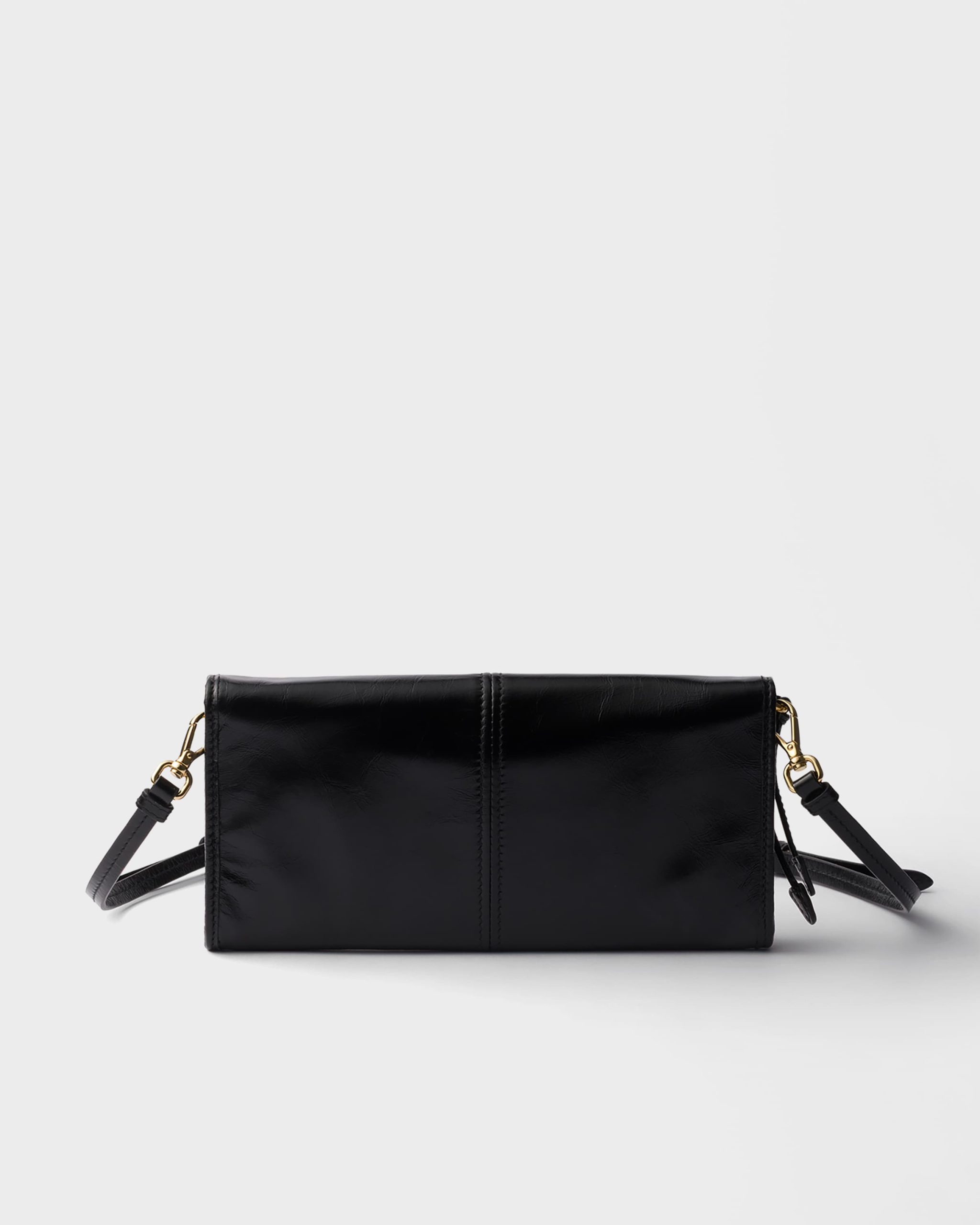 Prada Leather wallet with shoulder strap - Image 4